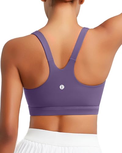 Image of RUNNING GIRL Sports Bra for Women, Molded Cup High Impact Sports Bras for Women with Sewn in Pads