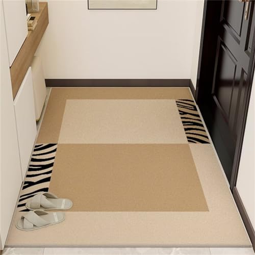 Tapis de salon lavable en machine et résistant aux taches noir - 2
