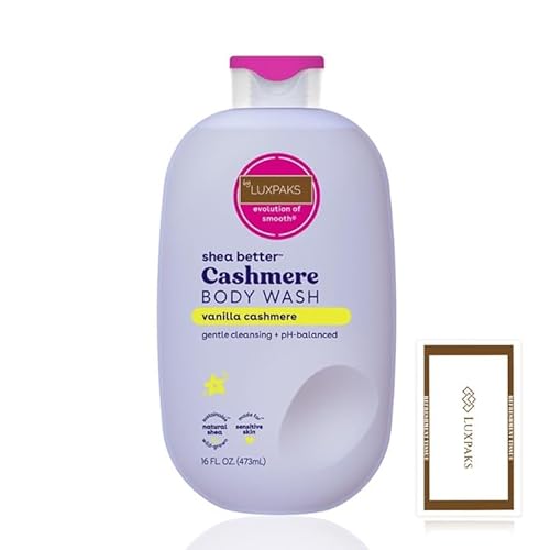Reinigungstuch, gebündelt mit E.O.S Vanilla Cashmere Body Wash (473 ml) – Sheabutter – von Luxpaks