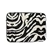 WURTON Zebra Animal Print Laptoptasche Kollektion – tragbare Laptoptaschen für 10-17 Zoll Laptops – wasserabweisend – Geschäftsreisen, Büro, Alltag