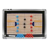 【Matériau durable】: le tableau blanc de basket-ball est composé d'un panneau magnétique et d'un cadre en alliage d'aluminium, lisse à écrire et facile à effacer, solide et imperméable, avec bordure en alliage d'aluminium, sûr et beau