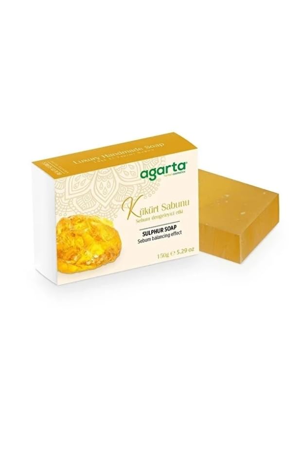 Sulfur Soap Deep Cleansing Botanical Soap Bar for Oily Skin Scalp Balance Vegan Natural Formula 5 29 oz