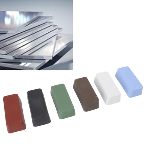 Set de 6 barras de cera para pulir metales miniatura 6