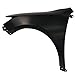 Titanium Plus Autoparts Steel Front Fender Left Driver Side Compatible with 12 13 14 Toyota Camry (Partslink Number TO1240239 5381206150)