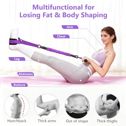 Pedal Resistance Band with Handle, Adjustable Multifunction Exercise Bands by Spechance - Used condition - Image 2