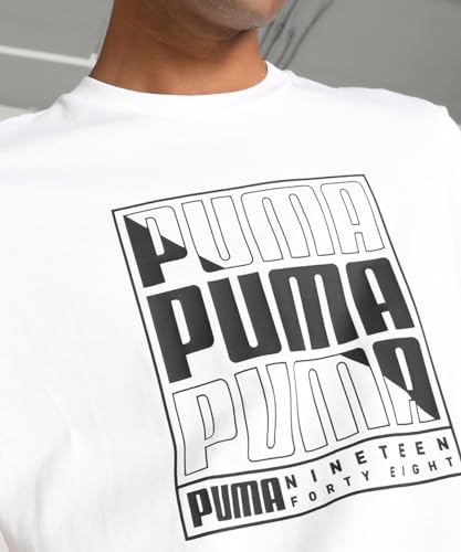Image of Puma Men's Graphic Print Regular Fit T-Shirt