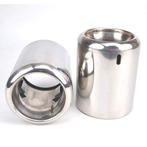 Exterior Parts 2Pc S\'Steel Exhaust Tip For Mazda 6 2009- Cx-5 Cx5 2013-2017 For Mazda 3 Muffler Pipe Tailpipe End Trim Chrome Cover 2016-2014 - Thumbnail 2