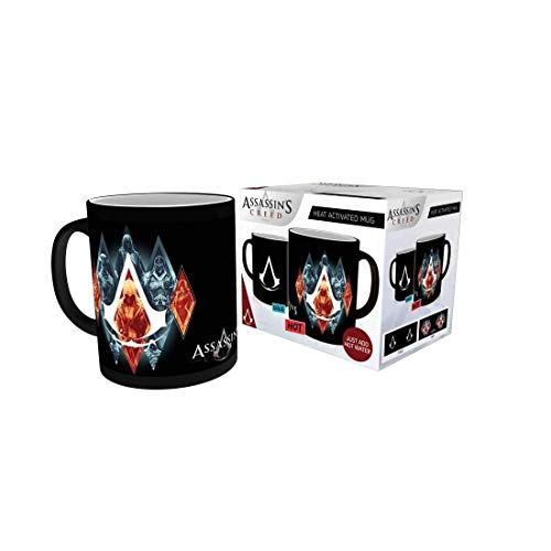 Blade Representaciones Taza termosensible, Ceramica, Negra