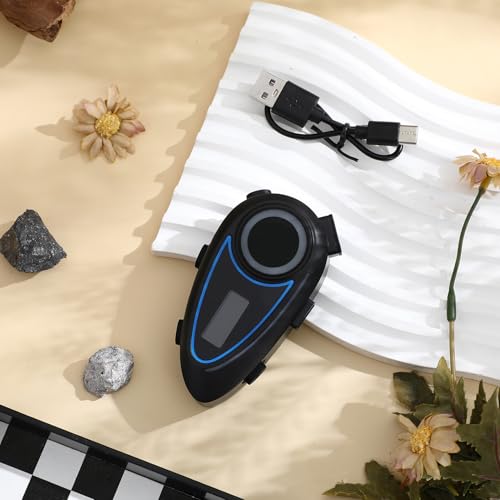 Auriculares para casco manos libres con microfono impermeable para moto 4