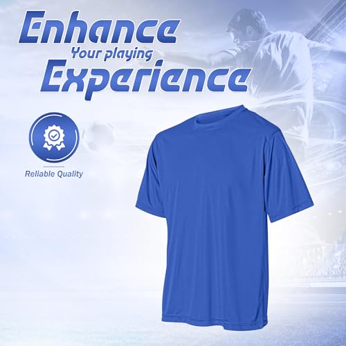 Vizari Youth Athletic T-Shirt - Quick-Dry & Breathable Crewneck Active Shirt for Workout, Gym, Sports, Outdoor & Casual Wear3