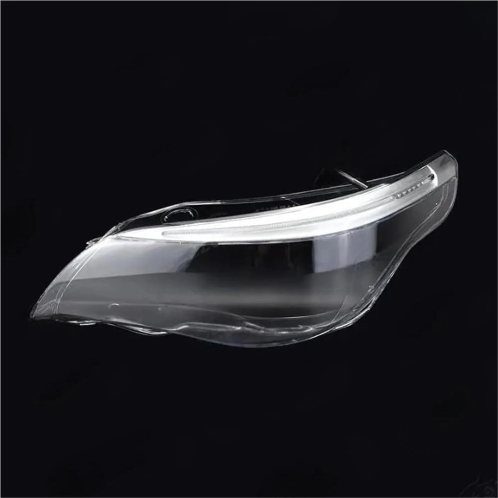 Headlight lamp Cover Compatible with BMW Serie 5 E60 2008 2009 2010 car Headlight Lens Cover Accessories car Accessories Automobil Parts(Left)
