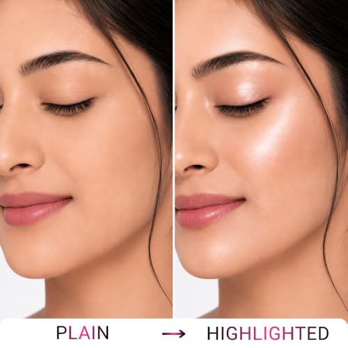 Image of Wonder Glow Highlighter Stick | Instant Radiant Glow Hydrating & Moisturizing Skin| Non-Sticky, Highlighter Makeup| Twist-up Makeup Stick | Pack of 2, Shade - 01 Copper Dawn & 04 Rose Mist