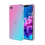 Diseño degradado: esta case para teléfono móvil adopta un diseño de color degradado, que es simple y moderno, lo que no solo hace que la cover del teléfono móvil se vea más texturizada, sino que también protege bien el teléfono móvil Smartphone, Compatible with iPhone 16e.