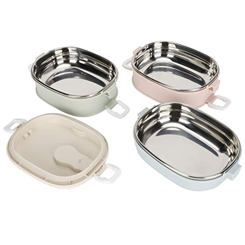Acouto thermoboxen für speisen zum mitnehmen,thermobox lunchbox erwachsene edelstahl tragbar,essensbehälter zum mitnehmen 2 kammern,behälter zum warmha
