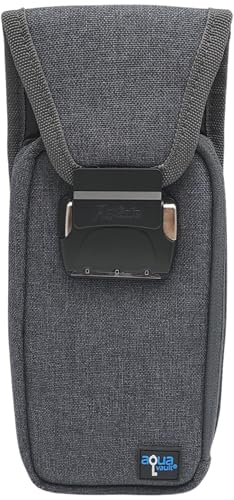 AquaVault Portable Travel Safe (Grey Mini): Classic Anti-Theft Nylon Portable Safe for Phone & Valuables - Travel Beach Pool Hotel & Outdoors - Cut-Resistant - Water-Resistant - RFID-Blocking