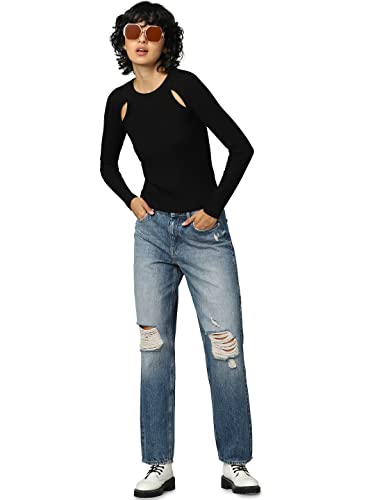 Image of ONLY Women's High Rise Straight Jeans