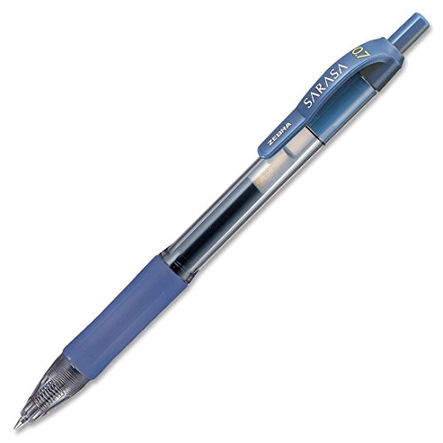 Bolígrafo gel retráctil Zebra Pen punto medio 0.7mm tinta cobalto