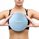 FITMIND_Pilates Ball 10 Inch Anti-Burst Slip Resistant Mini Yoga Ball for Fitness, Core Training, Physical Therapy, Balance, Stability, Stretching 200kg 440lbs Capacity - Blue