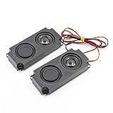 led kerze e14 3 watt Hoch: 21mm. WNJ-TOOL, 2 stücke Tragbare Audio-Lautsprecher 10045 4Ohm 3W Doppel-Membran-Computer-Lautsprecher-LED-TV-Lautsprecher Heimkino-Lautsprecher