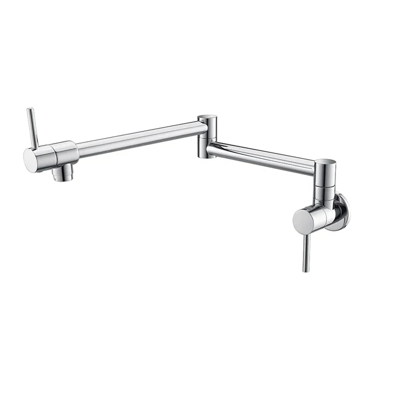 Rubinetto for riempire pentole, rubinetto da cucina pieghevole a parete, rubinetto for lavello singolo freddo monoforo Commerciale(Gray)
