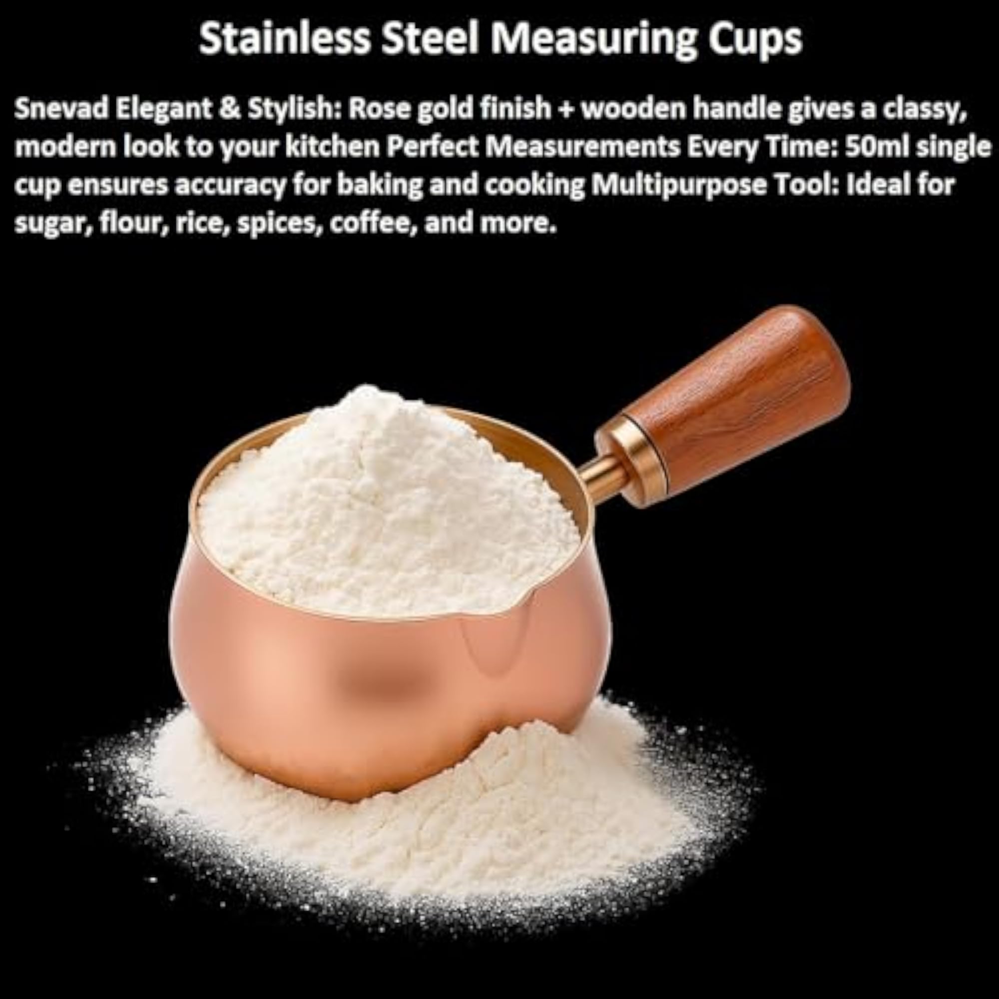 Premium Kitchen Baking Tools Set, Stainless Steel & Wooden