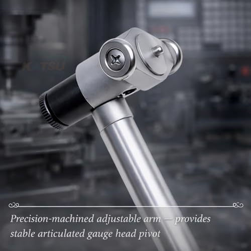 KATSU Innendurchmesser Messuhr Set, 50-160mm Metrisch 0,01mm Präzisions Bohrungslehre Messuhr Zylinder Internen Fräsen Dial Bore Gauge Industrie Messwerkzeug 401115