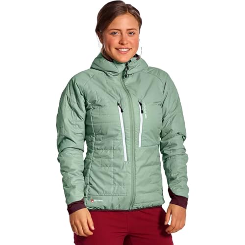 ORTOVOX Damen Swisswool Piz Boè Jacket W Jacke, grüne Insel, XS