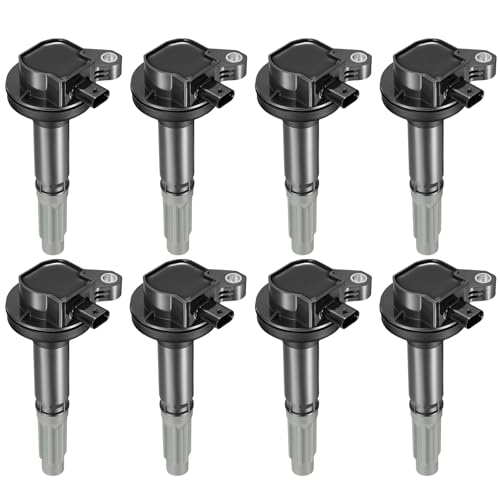 Image of BDFHYK Ignition Coil Packs Compatible with 2016 2017 F150 Mustang V8 5.0L Coil for UF824 FR3Z12029A UF824T DG561 Set of 8