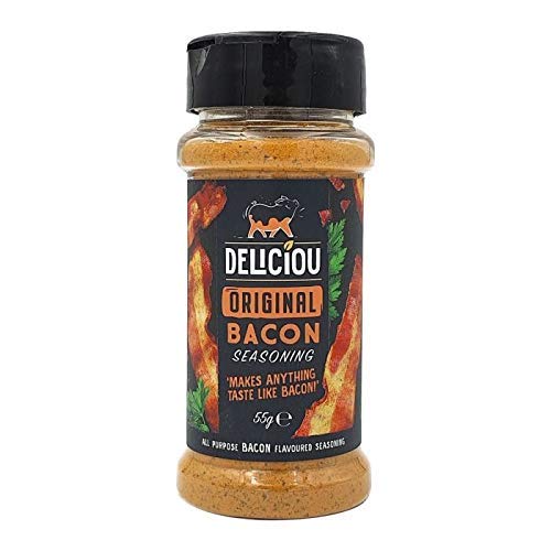 Deliciou Vegan Bacon Seasoning Original Gluten Free And Kosher Certified 55G -Deliciou's Original Bacon Seasoning Makes Anything Taste Like Bacon #TOP18