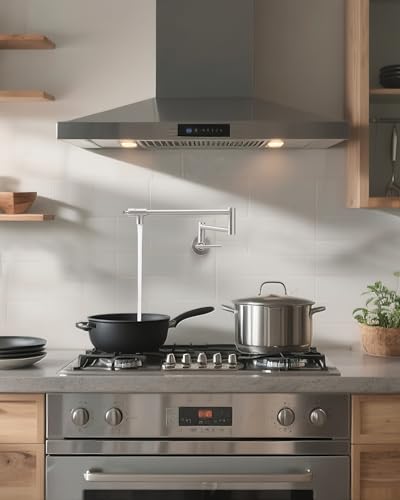 Llenador de ollas de níquel cepillado Fransiton plegable para cocina 3