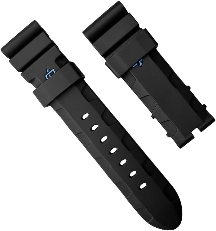 Watch Strap Band Replacement For Panerai Submersible Silicone Rubber caoutchouc Waterproof