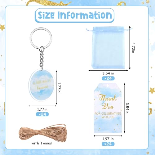 Image of Party Favors Theme Baby-Shower Keychain Set