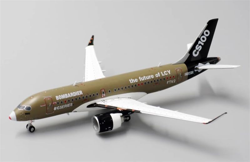 ACE HOBBY for JC Wings for Bombardier CSERIES CS100 C-GWYD The Future of LCY FTV2 1:400 Aircraft Pre-Built Model