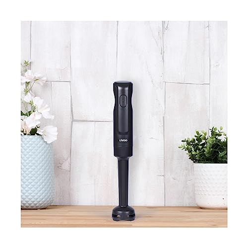 Livoo Stainless Steel Hand Blender, Black - 2