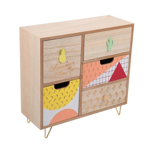 Meuble simple de rangement en bois noble pour secrets de beauté