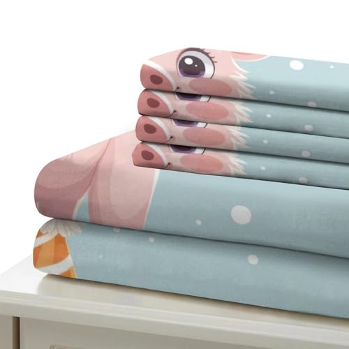 Housse de couette koala 3D microfibre douce anti-plis avec fermeture éclair - 7