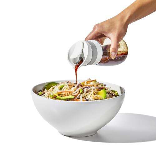 OXO Good Grips Twist & Pour Salad Dressing Mixer | Mix and Serve Salad Dressing, 14 oz Capacity, Pour Spout, Recipe Markings, Ideal for Homemade Dressings, Dishwasher Safe - image 7