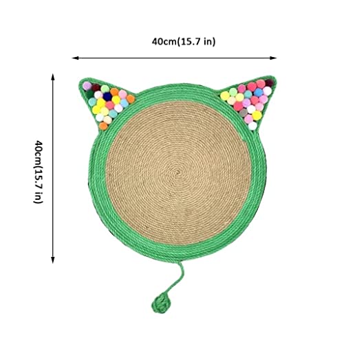 Planche à gratter pour chat d'intérieur : tapis de jeu en sisal durable