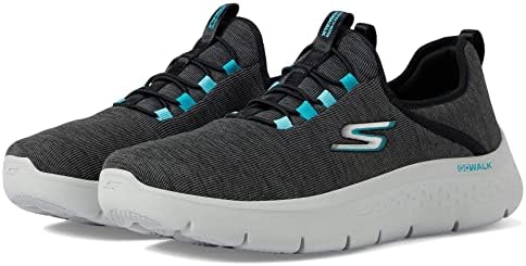 Skechers Women's GO Walk Flex-Lucy Sneaker, Black, 8.5 Wide | Image 3