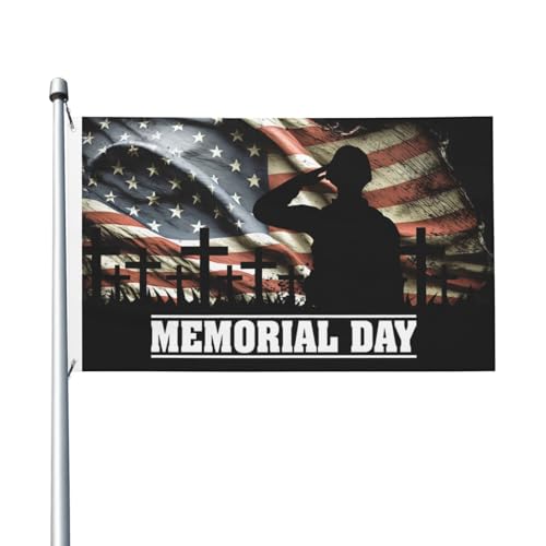 MEMORIAL DAY Flag Flags for outside 3x5 Ft Garden Flag Farmhouse Yard Indoor/Outdoor Decoration Banner Decor Gifts