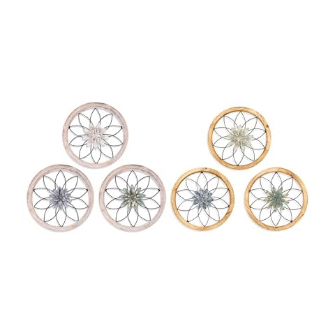 FGstyle 3 Pieces White Farmhouse Wall Decor(11.8inch) and 3 Pieces Brown Farmhouse Wall Decor(11.8inch) for Bedroom Home Living Room Kitchen Office Decor Cover
