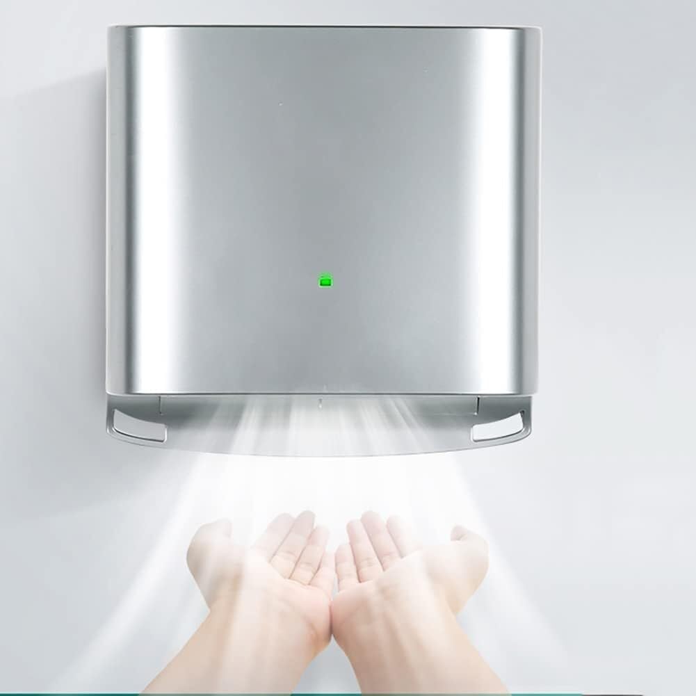Automatic Induction Hand Dryer, 1250W Electric Bathroom Hand Dryer, Commercial Constant Temperature Toilet Hand Dryers