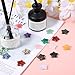 LIQWEI 15 Pcs Crystals Star Natural Healing, Crystal Set Mini Crystals Worry Stones Bulk Stars Decor, Opal Stone Mini Gemstones for Meditation Energy Reiki Mood Balancing DIY Little Jewelry