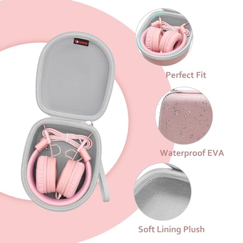 Kids Headphones Case for iClever/Noot/Acer Etc Kid Headphone,Pink,Case Only by XANAD - Used condition - Image 3