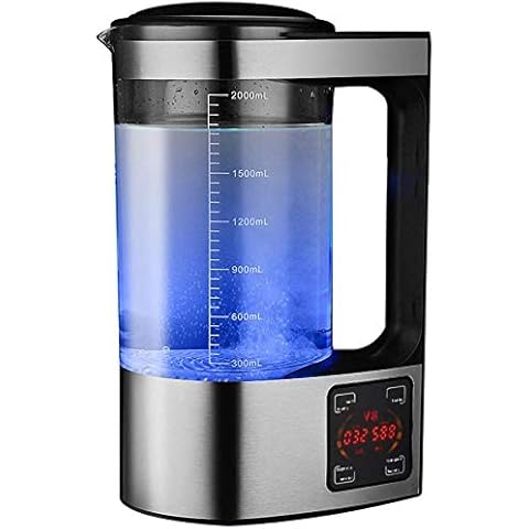 Hydrogen Rich Water Machine 2L Large Capacity Constant Temperature Heating Microelectrolysis Hydrogen Water Generator Anti Aging Antioxidant Hydrogen Water Make Health Care Cup Cover
