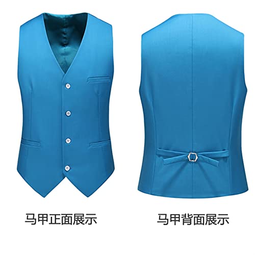 Men's Suit Set Jacket+Pant+Vest Korean Button Men Spring Slim Fit Wedding Business Formal Tuxedo 3pcs2