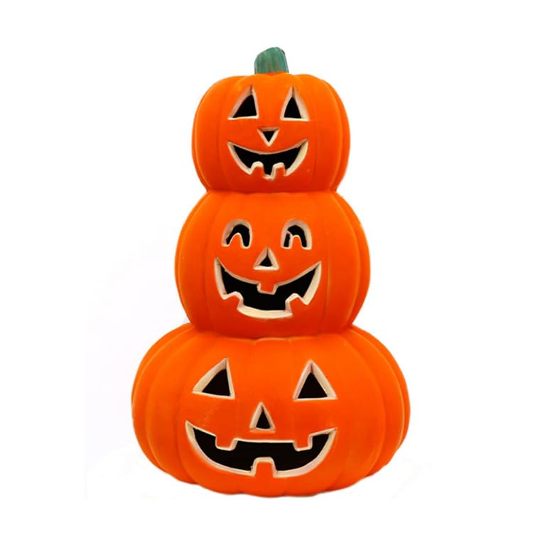 Amazon.co.jp: 電光ホーム ハロウィン かぼちゃ置物 光る LED ジャック