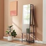 Miroir pleine hauteur intégré : surface réfléchissante sur toute la longueur offrant une vue d’ensemble de la tenue, idéale pour s’habiller avec confort et assurance au quotidien.