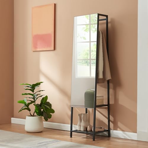 En.casa  Espejo de Pie con Perchero Klilbojle