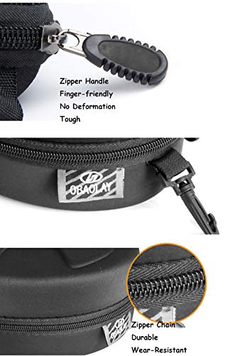 Ski Snowboard Goggles Box - Large Hard Eva Protection Carrying Case For Snow Sport-High-Performance Proof Zipper - Compact & Lightweight Travel Carrying Motorcycle Goggles Bag Black Kids Gbg1 #TOP2